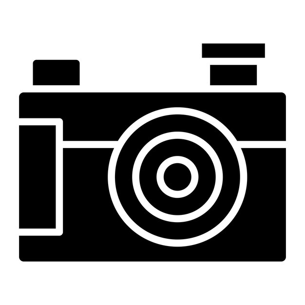 Vectorontwerp Compact Camera Icon Style