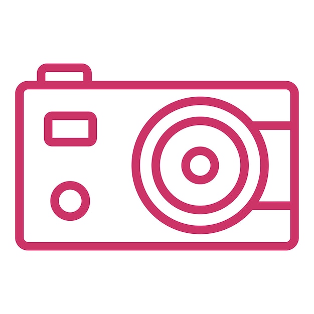 Vectorontwerp Compact Camera Icon Style