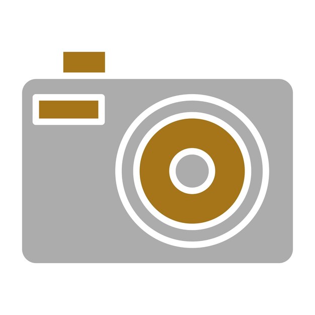 Vectorontwerp Compact Camera Icon Style
