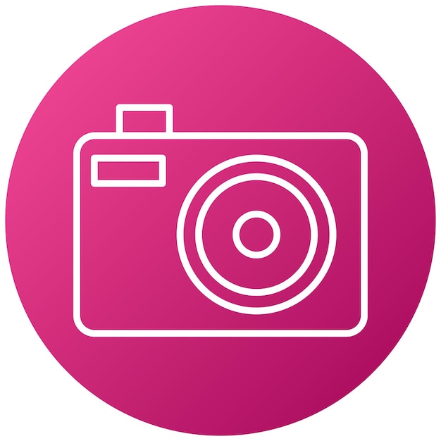 Vectorontwerp Compact Camera Icon Style
