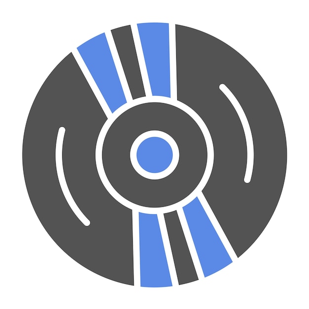 Vectorontwerp Compact Disk Icon Style