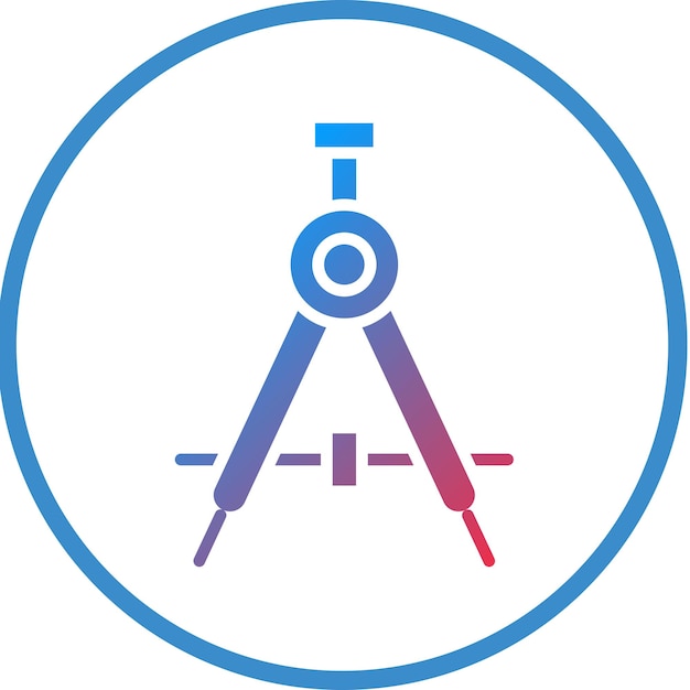 Vectorontwerp Compass Icon Style