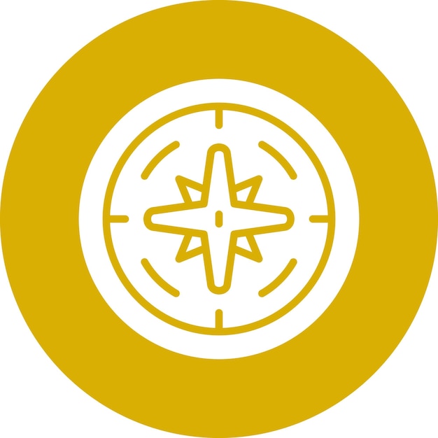 Vectorontwerp Compass Icon Style