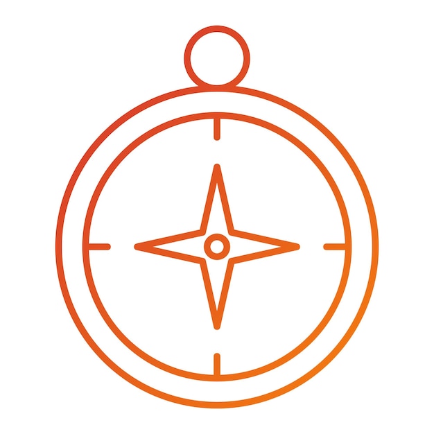 Vector vectorontwerp compass icon style