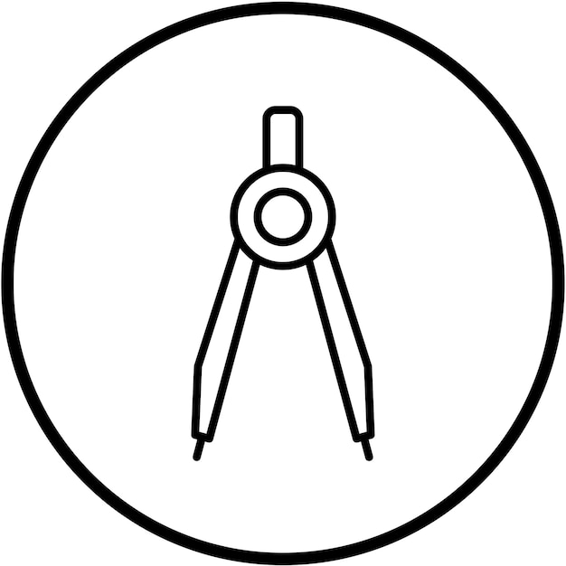 Vectorontwerp Compass Icon Style