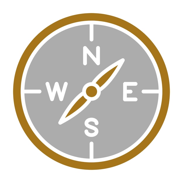 Vectorontwerp Compass Icon Style
