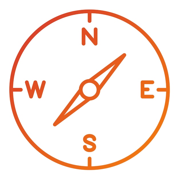 Vectorontwerp Compass Icon Style