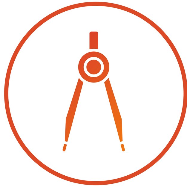 Vectorontwerp Compass Icon Style