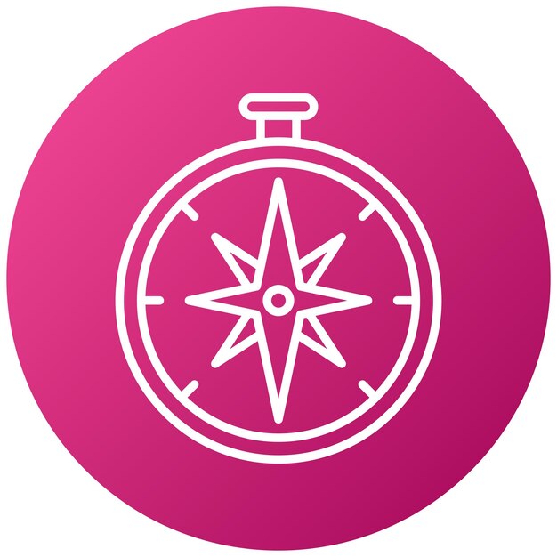 Vectorontwerp Compass Icon Style