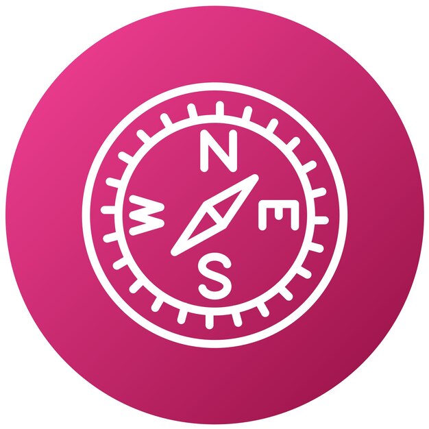 Vectorontwerp Compass Icon Style