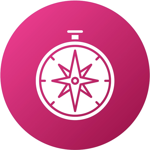 Vectorontwerp Compass Icon Style