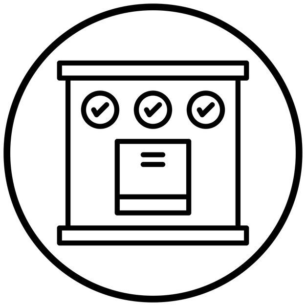 Vectorontwerp Complete Project Icon Style