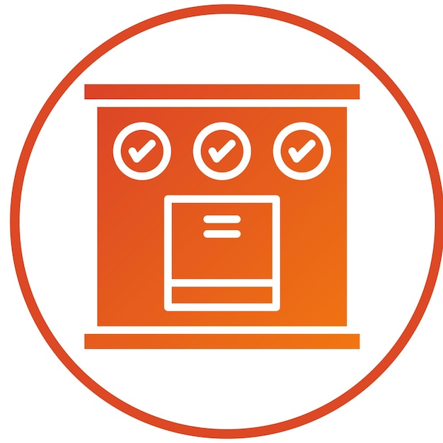 Vectorontwerp Complete Project Icon Style
