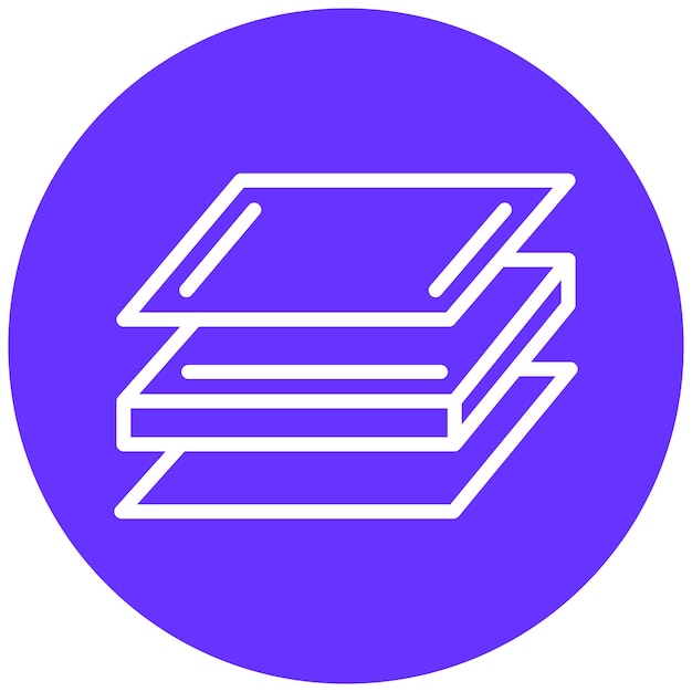 Vectorontwerp Composite Materials Icon Style