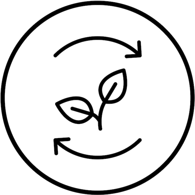 Vectorontwerp Composting Icon Style
