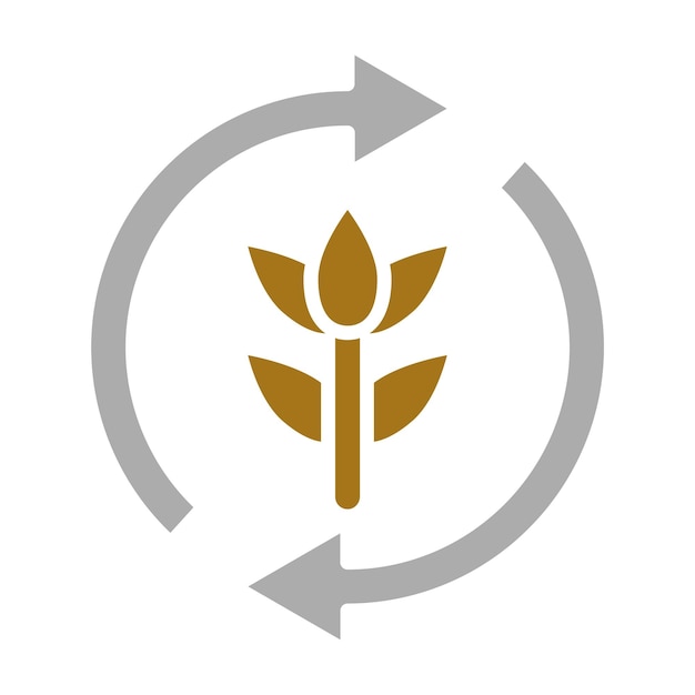 Vectorontwerp Composting Icon Style