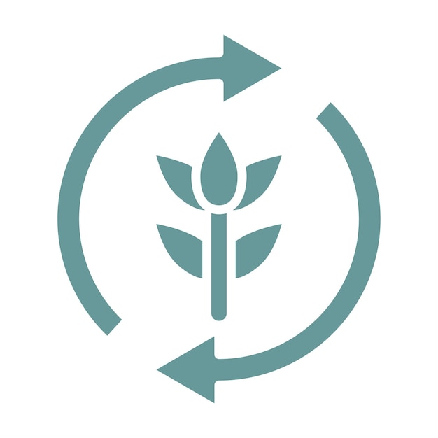 Vectorontwerp Composting Icon Style