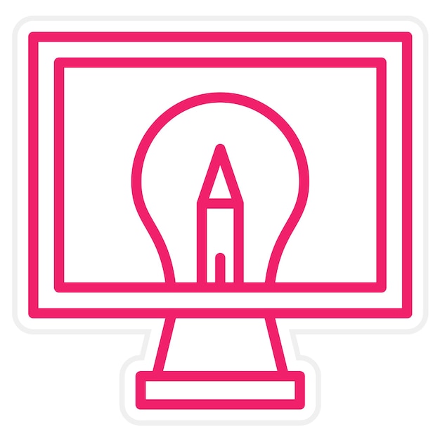 Vectorontwerp Computer Graphic Icon Style