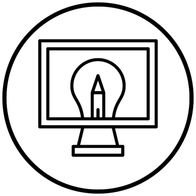 Vectorontwerp Computer Graphic Icon Style