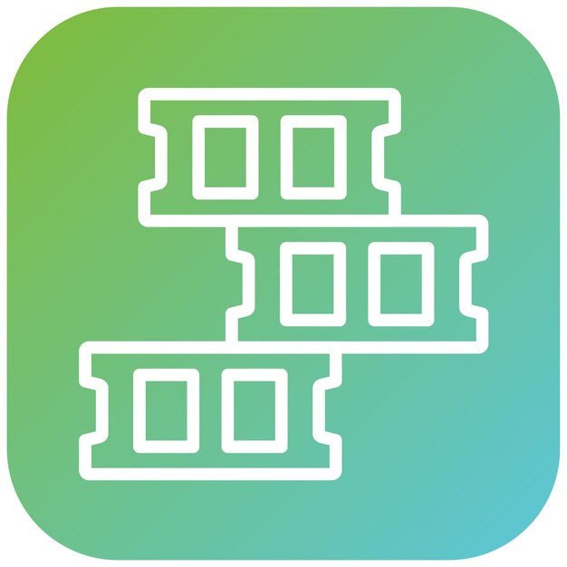 Vectorontwerp Concrete Block Icon Style