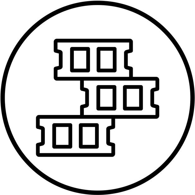 Vectorontwerp Concrete Block Icon Style