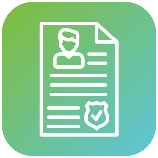 Vectorontwerp Consent Icon Style