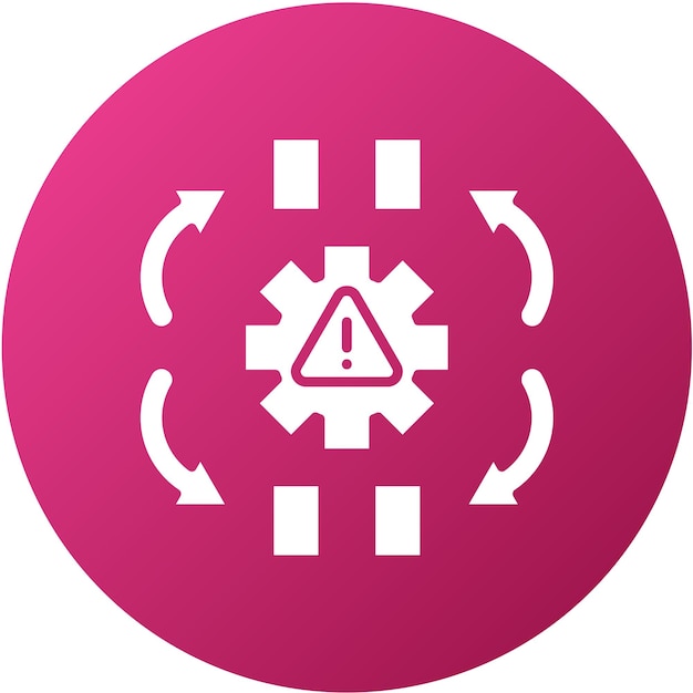 Vectorontwerp Consequenties Icon Style