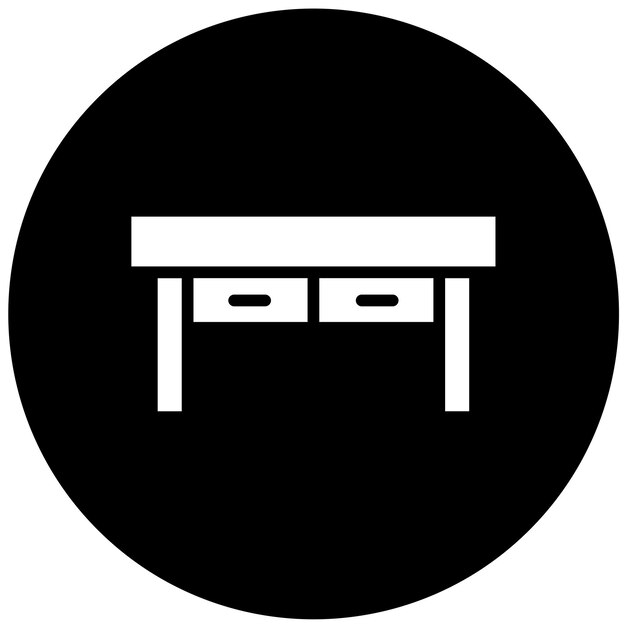 Vectorontwerp Console Tabel Icon Stijl