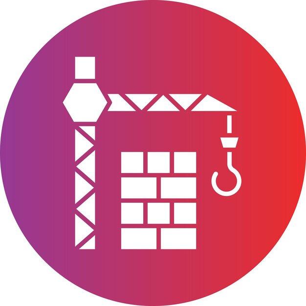 Vectorontwerp Constructie Icon Stijl