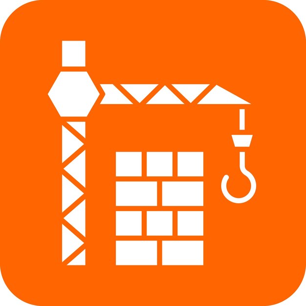 Vectorontwerp Constructie Icon Stijl