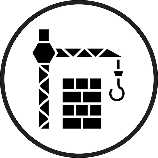 Vectorontwerp Constructie Icon Stijl