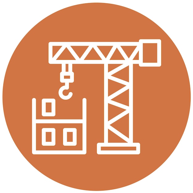 Vectorontwerp Constructie Icon Stijl