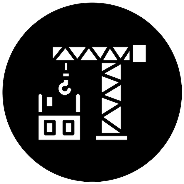 Vectorontwerp Constructie Icon Stijl