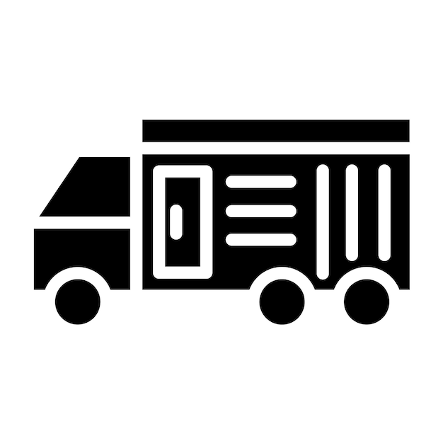 Vectorontwerp Container Truck Icon Style