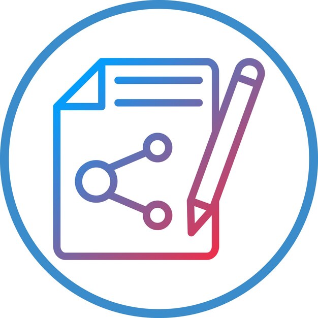 Vectorontwerp Content Sharing Icon Style