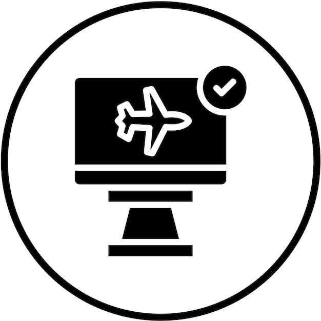 Vectorontwerp Controleer in Icon Style