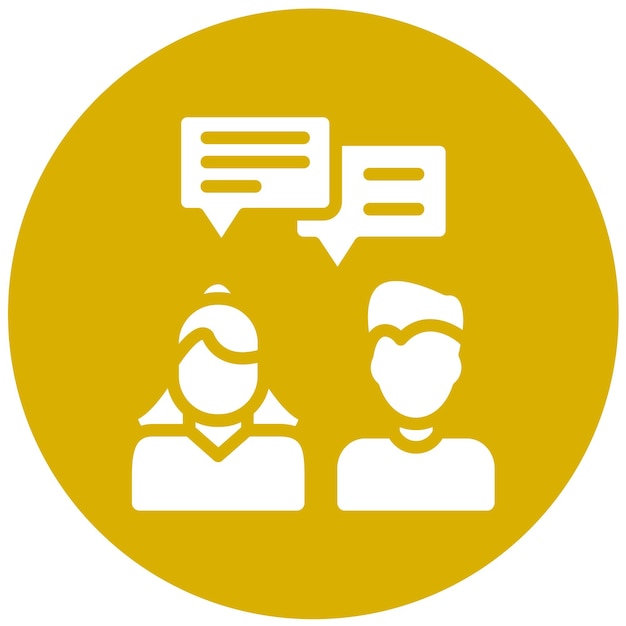 Vectorontwerp Conversatie log Icon Style
