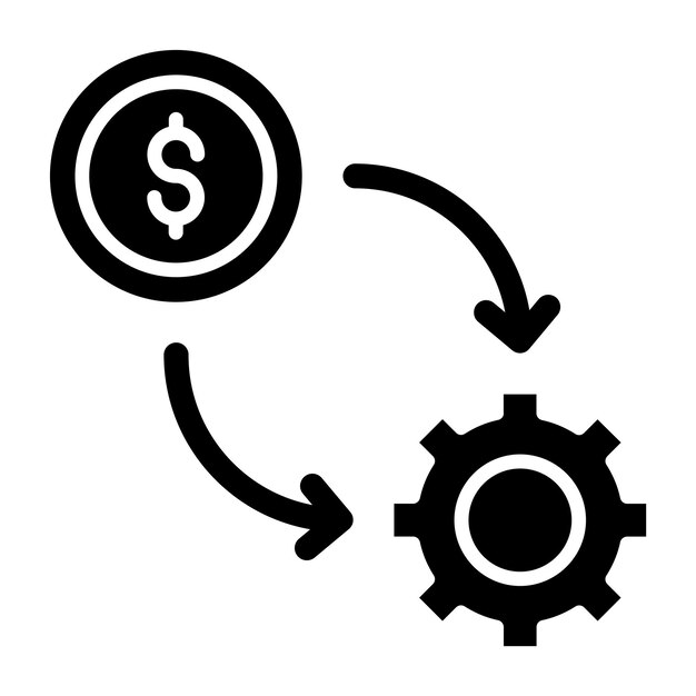 Vectorontwerp Conversie Rate Optimizer Icon Style