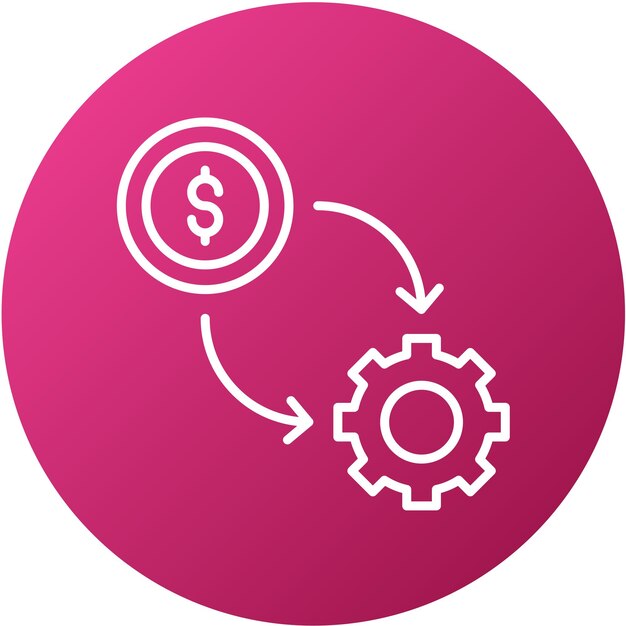 Vectorontwerp Conversie Rate Optimizer Icon Style