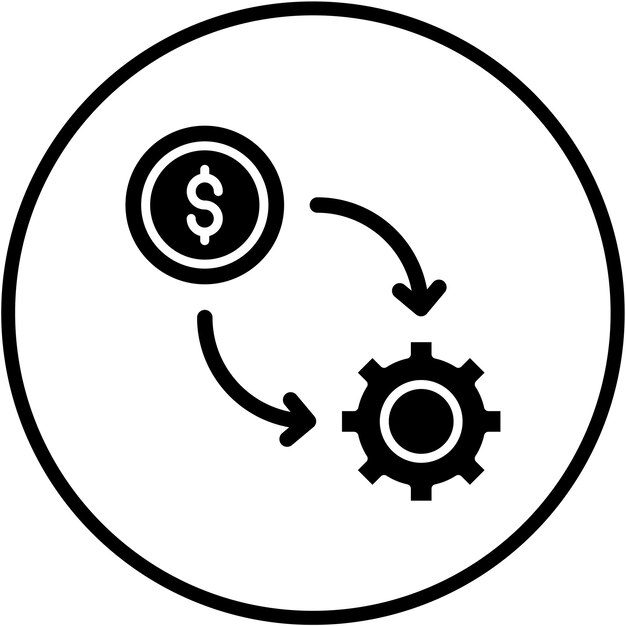 Vectorontwerp Conversie Rate Optimizer Icon Style