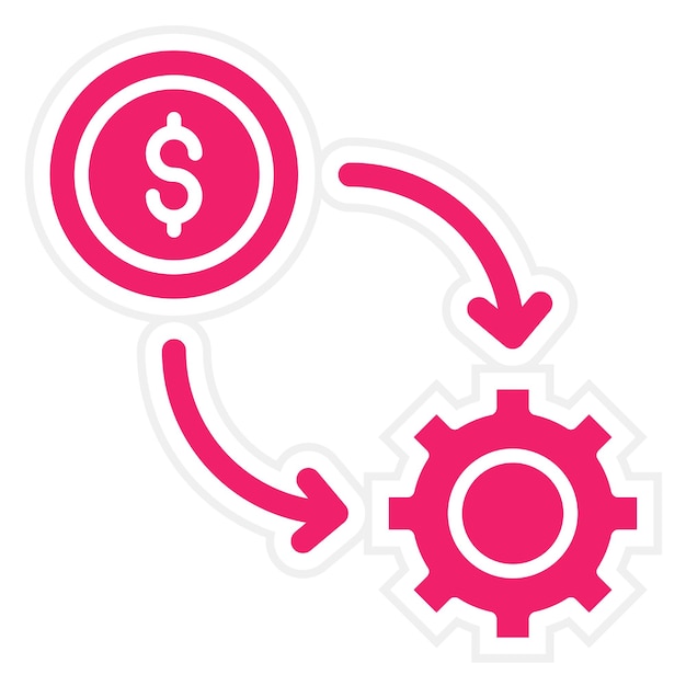 Vectorontwerp Conversie Rate Optimizer Icon Style