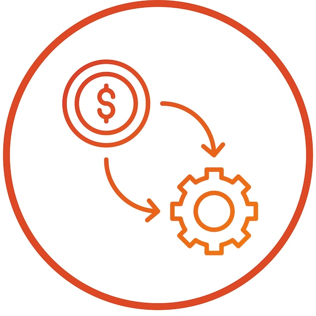 Vectorontwerp Conversie Rate Optimizer Icon Style