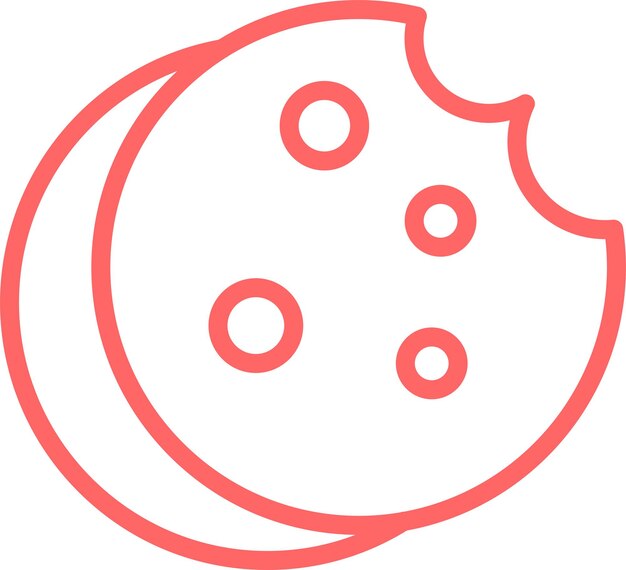 Vectorontwerp Cookie Craze Icon Stijl