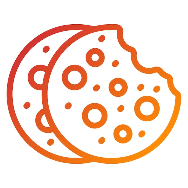 Vectorontwerp Cookie Icon Stijl