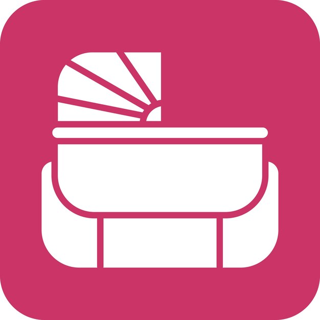 Vectorontwerp Cradle Icon Style