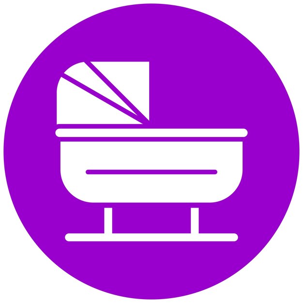 Vectorontwerp Cradle Icon Style