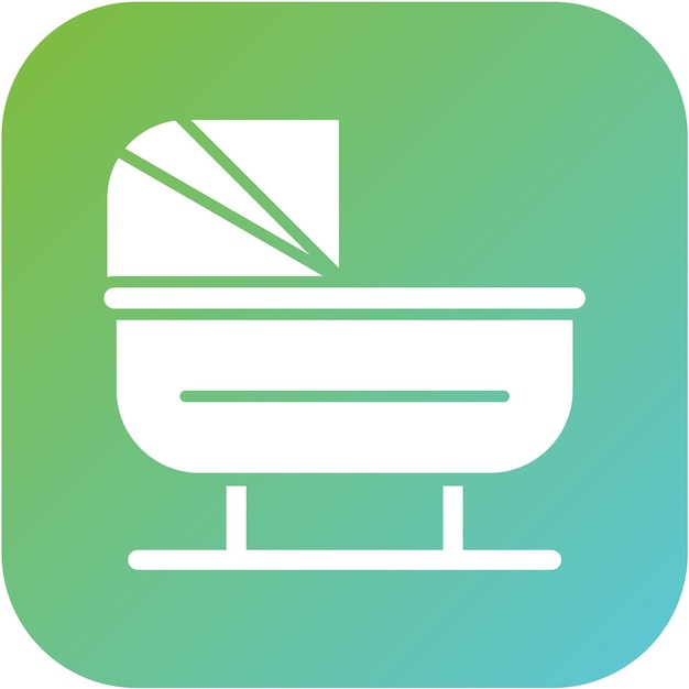 Vectorontwerp Cradle Icon Style