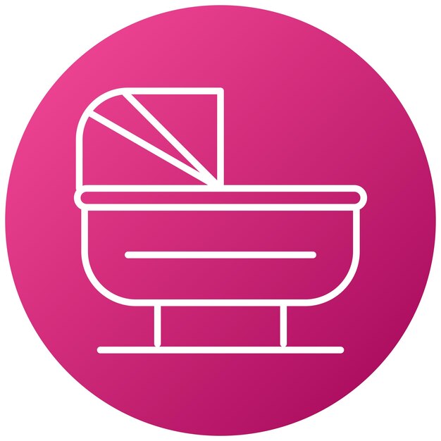 Vectorontwerp Cradle Icon Style