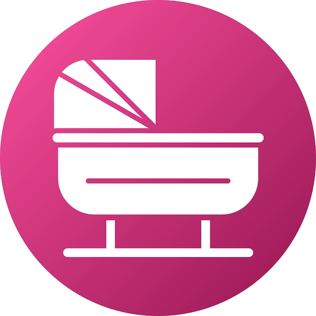 Vectorontwerp Cradle Icon Style
