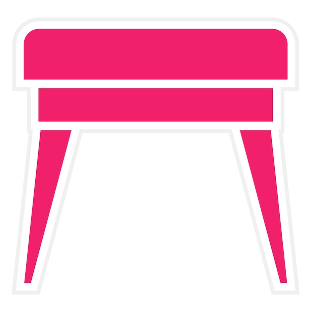 Vectorontwerp Craft Table Icon Style
